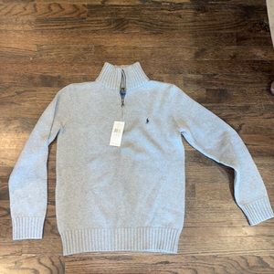 Ralph Lauren quarter zip POLO sweater